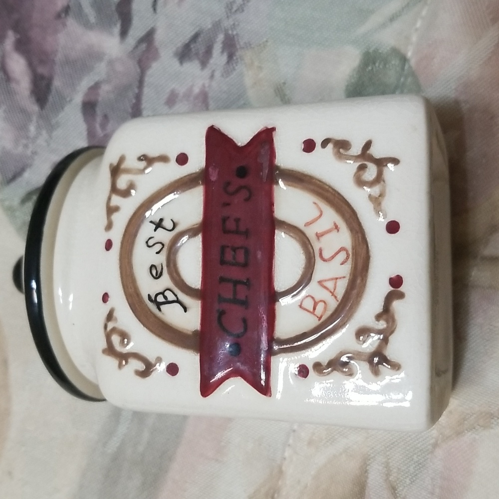4pc Home Interiors Herb Canister Set - Picture 2 of 7